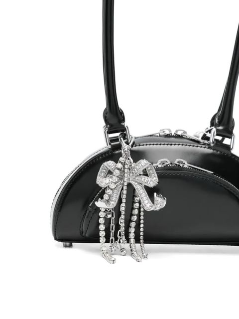 Self-Portrait Curved Charm shoulder bag - Black - zdjęcie produktu nr 2