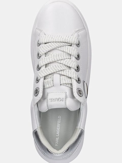 Karl Lagerfeld sneakersy skórzane KAPRI LUG kolor biały KL67530 - zdjęcie produktu nr 2