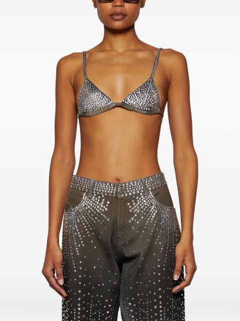 The Attico studded triangle bra - Grey - zdjęcie produktu nr 2