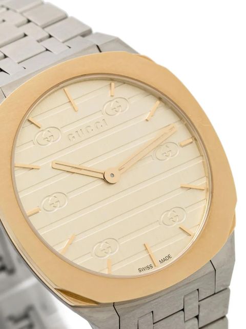 Gucci 25H 34mm - Gold