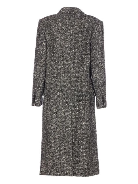 ISABEL MARANT herringbone double-breasted coat - Grey - zdjęcie produktu nr 2