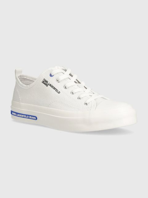 Karl Lagerfeld Jeans tenisówki KLJ VULC damskie kolor biały KLJ60920 - zdjęcie produktu nr 1