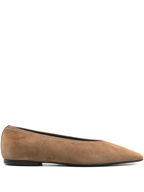 TOTEME suede ballet flats - Neutrals - zdjęcie produktu nr 1