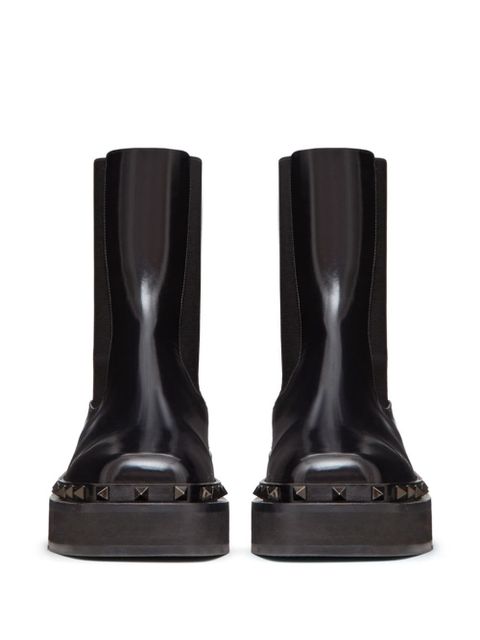 Valentino Garavani 50mm Rockstud M-Way Beatle boots - Black