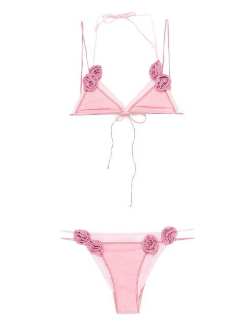 Oséree mesh two-piece bikini - Pink - zdjęcie produktu nr 1
