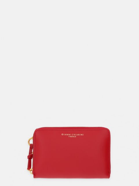 Gianni Chiarini portfel skórzany damski kolor bordowy PF.5043.NA - zdjęcie produktu nr 1