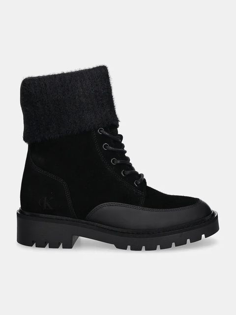 Calvin Klein Jeans botki COMBAT MID LACE UP BOOT WL - zdjęcie produktu nr 1