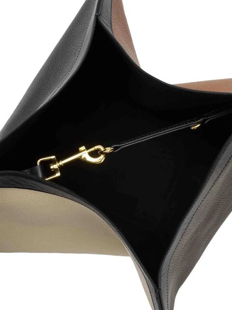 Yuzefi large Wonton leather shoulder bag - Brown