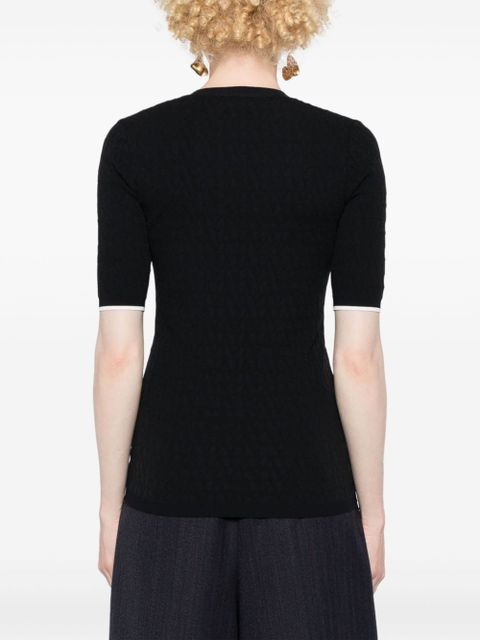 Valentino Garavani Toile Iconographe-pattern top - Blue