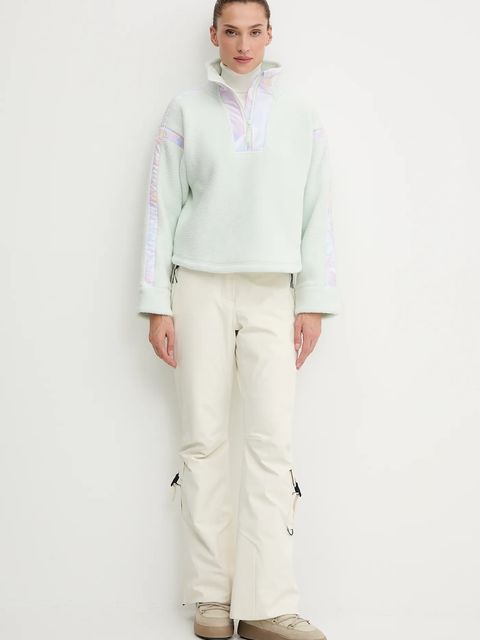 Helly Hansen bluza polarowa IMPERIAL damska kolor zielony gładka 49581 - zdjęcie produktu nr 2