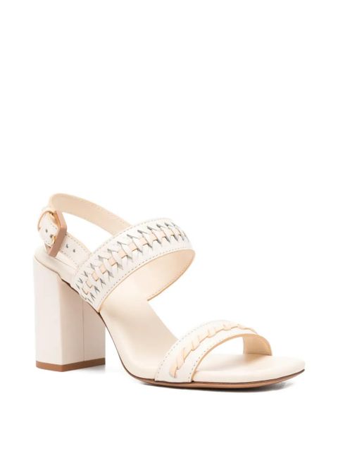 ZIMMERMANN Alchemy woven-strap block-heel sandals - Neutrals - zdjęcie produktu nr 2