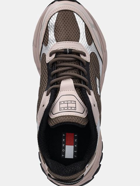 Tommy Jeans sneakersy TJW OUTDOOR RUNNER damskie kolor beżowy EN0EN02859