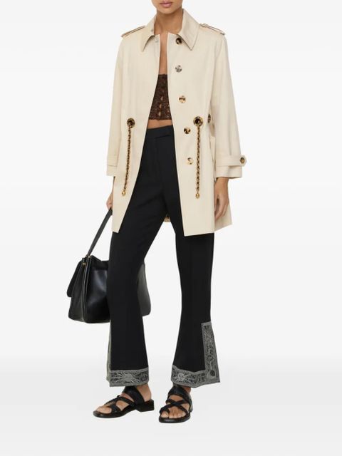 Burberry short gabardine Stonehaven car coat - Neutrals - zdjęcie produktu nr 2