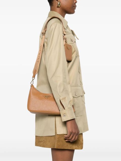 Prada Re-Edition 2005 leather shoulder bag - Brown - zdjęcie produktu nr 2