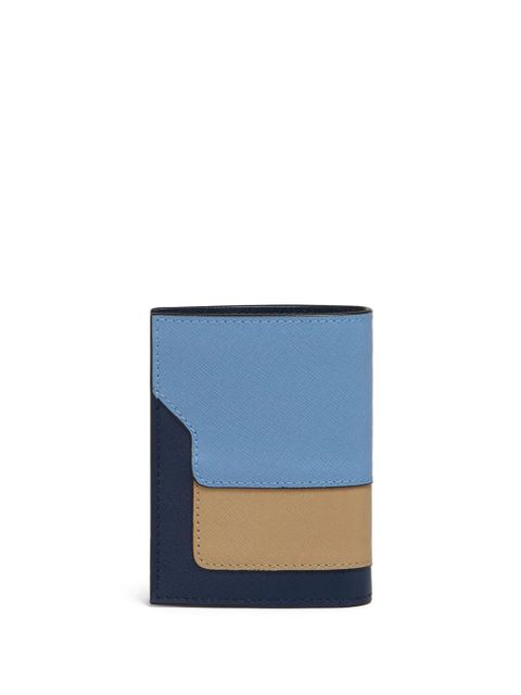 Marni bi-fold leather wallet - Blue - zdjęcie produktu nr 2