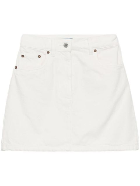 Prada denim mini skirt - White - zdjęcie produktu nr 1