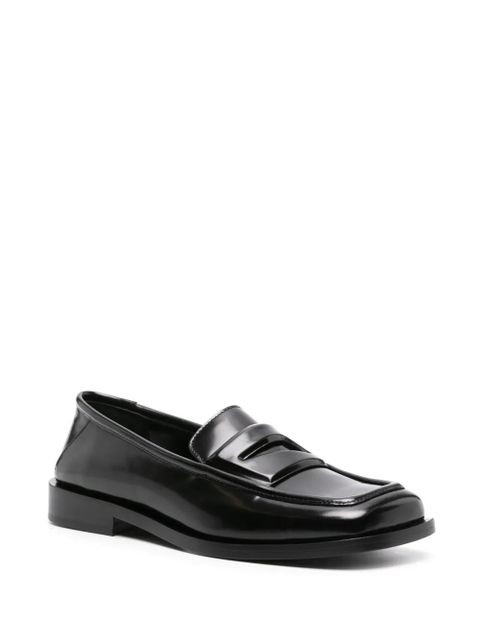 The Attico Amanda leather loafers - Black - zdjęcie produktu nr 2