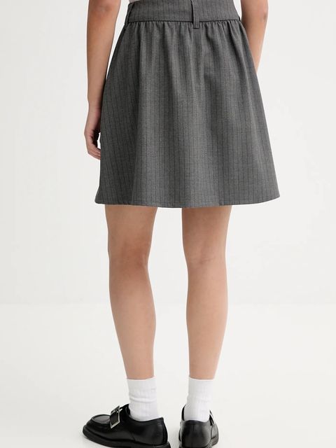 Marc O'Polo spódnica kolor szary mini rozkloszowana 5000007576