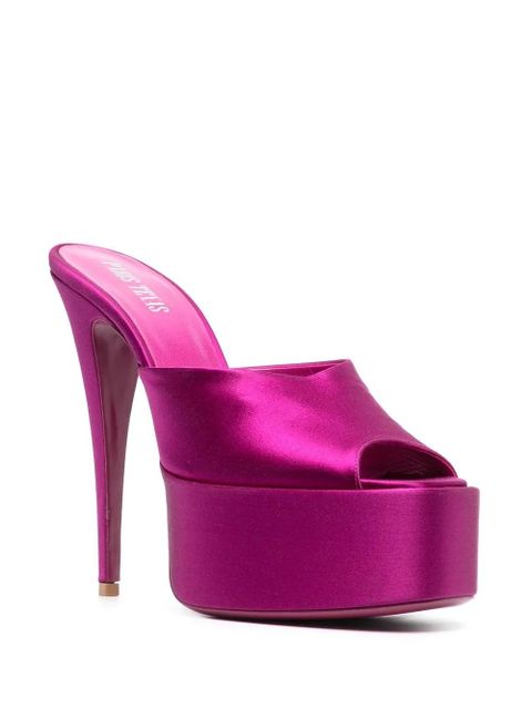 Paris Texas Marina XX 155mm platform sandals - Purple