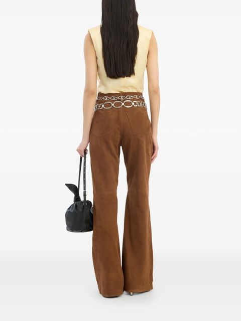 ROTATE BIRGER CHRISTENSEN waterfall chiffon blouse - Yellow