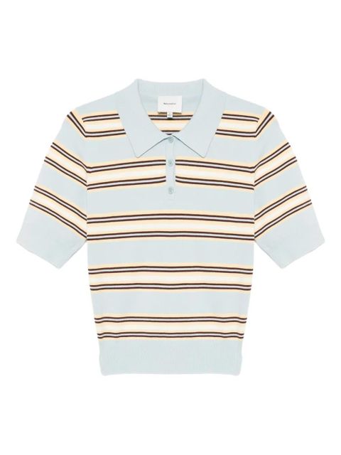 Reformation Campbell polo top - Blue - zdjęcie produktu nr 1