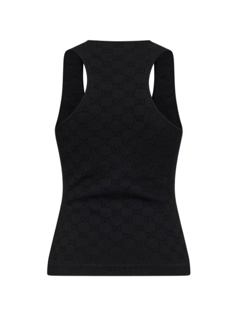 Gucci GG jacquard tank top - Black - zdjęcie produktu nr 2