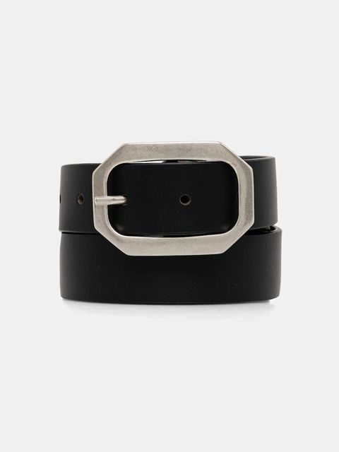 Sisley pasek skórzany damski kolor czarny 6SRVWL03D - zdjęcie produktu nr 1