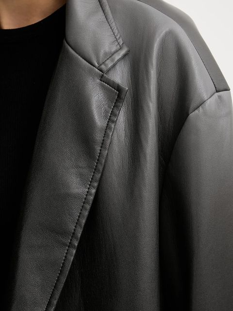 MMC STUDIO kurtka kolor szary przejściowa oversize OMBRE.JACKET