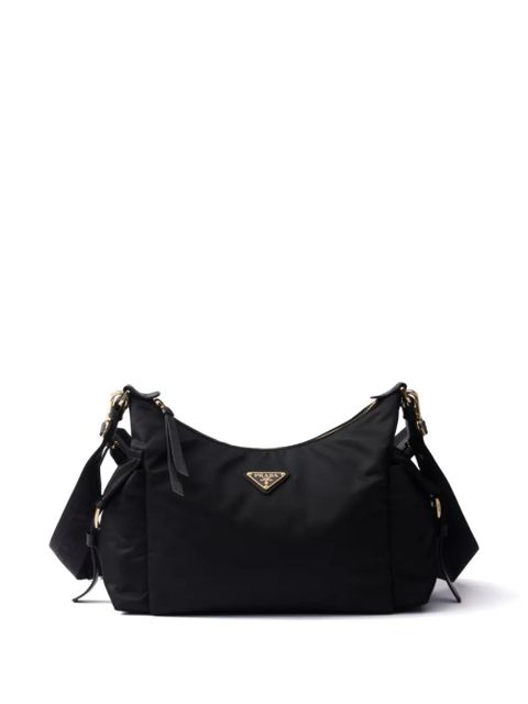 Prada logo-plaque top-handle shoulder bag - Black - zdjęcie produktu nr 1