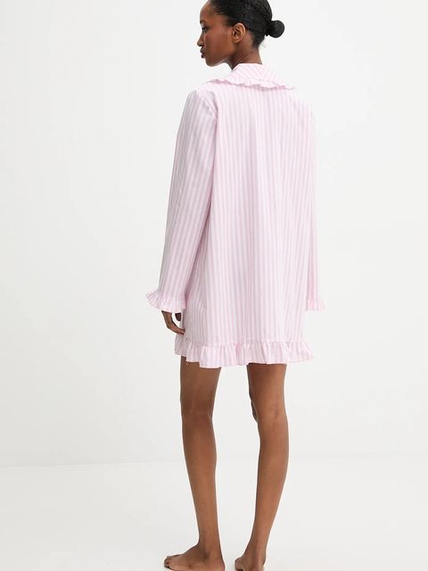 Answear.LAB koszula nocna damska kolor różowy