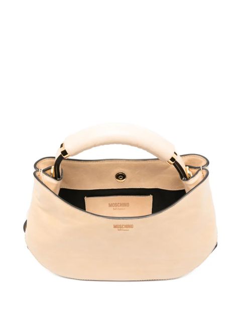 Moschino logo-detail tote bag - Neutrals