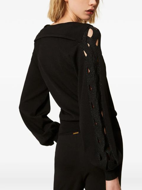 TWINSET fine-knit jumper - Black