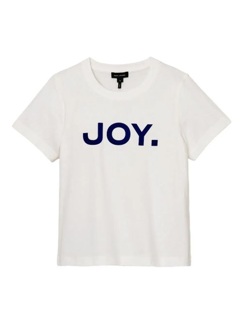 Marc Jacobs Joy velvet-logo T-shirt - White - zdjęcie produktu nr 1