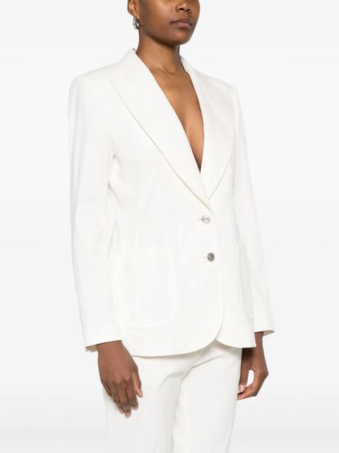 ETRO paisley-jacquard blazer - Neutrals