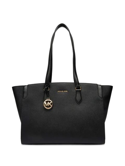 Michael Kors large Becca logo-charm tote bag - Black - zdjęcie produktu nr 1
