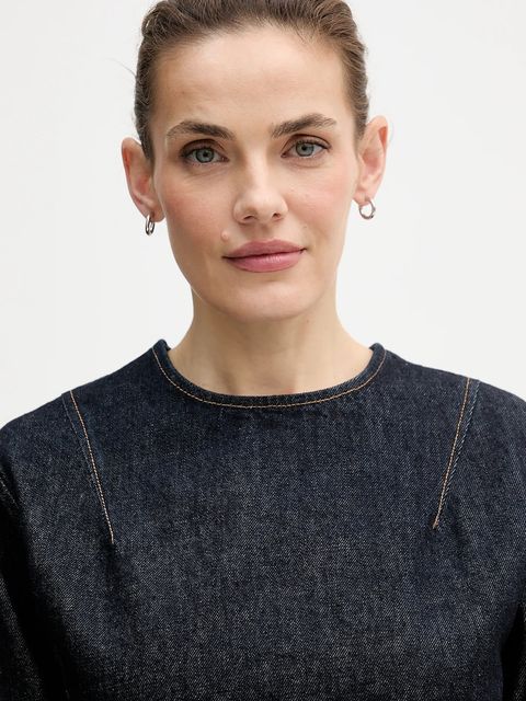 Calvin Klein Jeans sukienka jeansowa kolor granatowy mini prosta LV047D703G - zdjęcie produktu nr 2