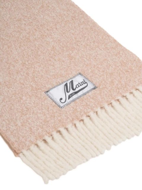 Marni fringed scarf - Brown - zdjęcie produktu nr 2