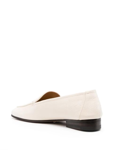 The Row Adam leather loafers - Neutrals