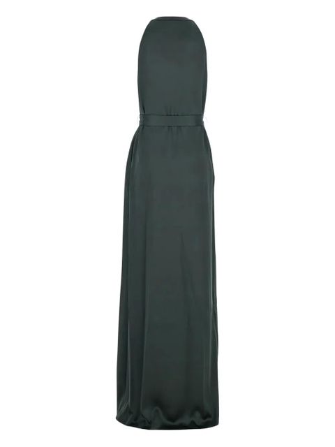 TOM FORD belted halterneck maxi dress - Green - zdjęcie produktu nr 2