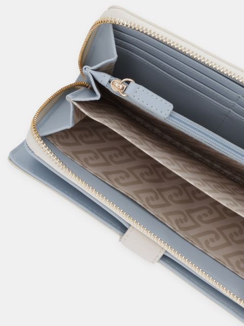 Liu Jo portfel damski kolor beżowy AA6201 E1109