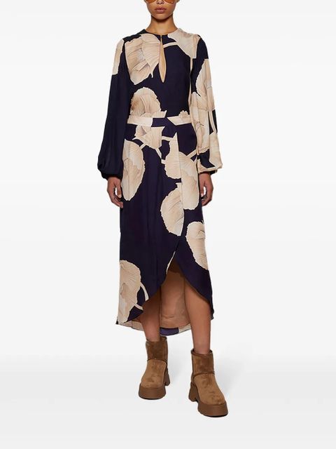 Johanna Ortiz Naturalism wrap skirt - Blue