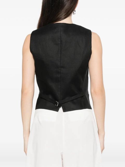 Weekend Max Mara button V-neck waistcoat - Black