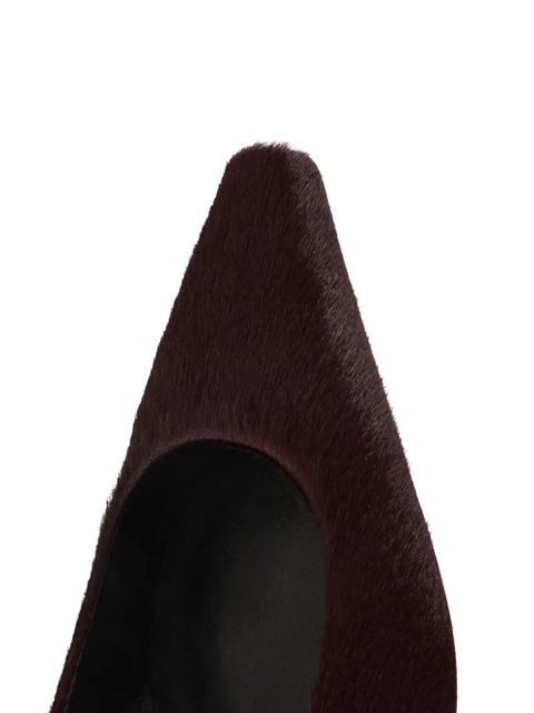 LouLou de Saison Leone pointed-toe ballet flats - Brown