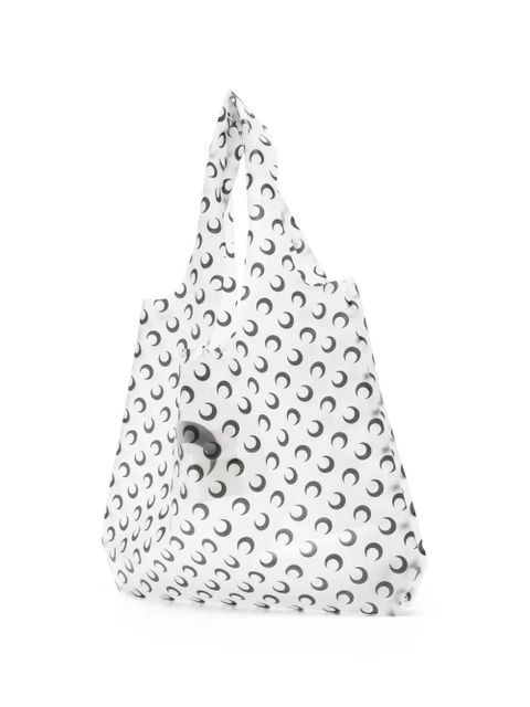 Marine Serre moon-print tote bag - White