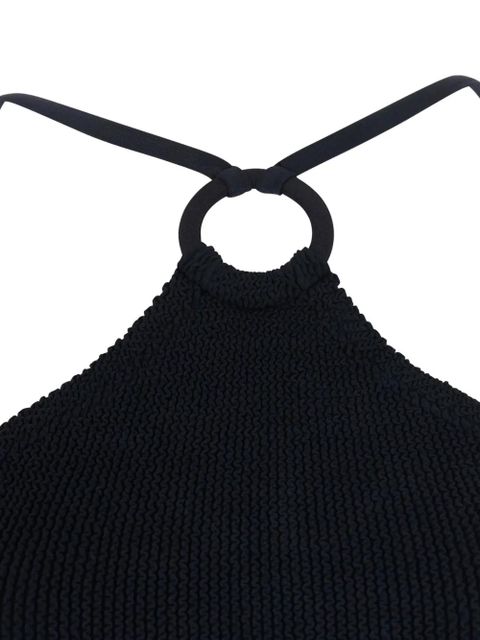 Hunza G Jasmine crinkle-effect swimsuit - Black