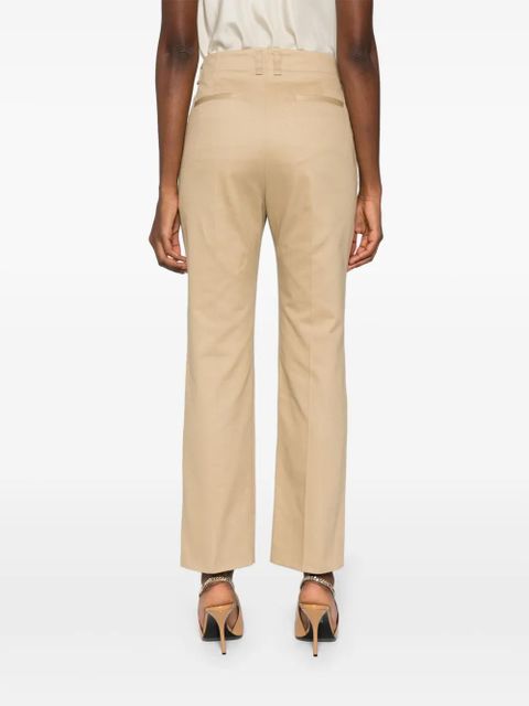 Saint Laurent straight-leg cotton trousers - Neutrals