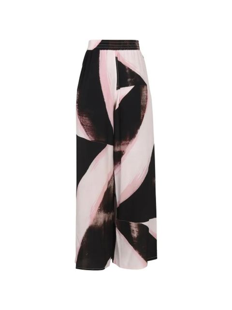 Alexander McQueen brushstroke graphic trousers - Black - zdjęcie produktu nr 1