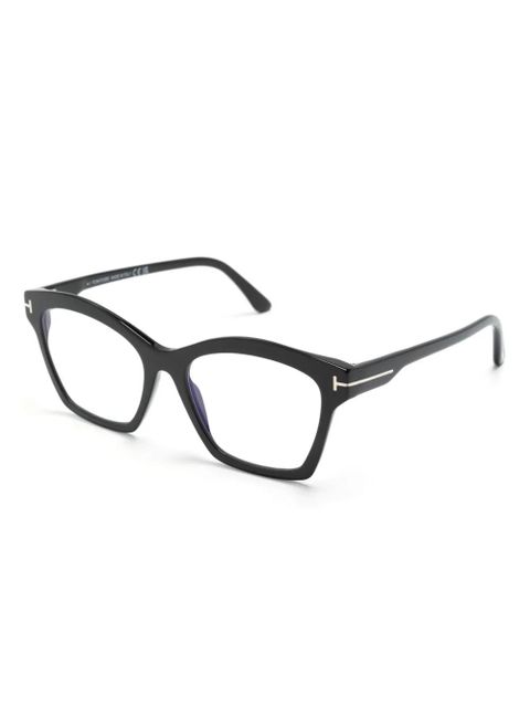 TOM FORD Eyewear light-filtering butterfly-frame glasses - Black - zdjęcie produktu nr 2