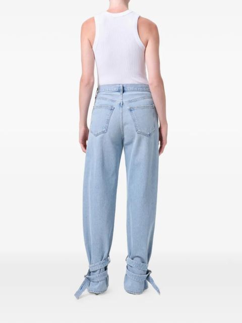 AGOLDE Cinched Hem Loose Taper straight-leg jeans - Blue
