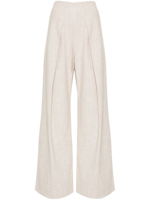 Cult Gaia Pompori wide-leg trousers - Neutrals - zdjęcie produktu nr 1